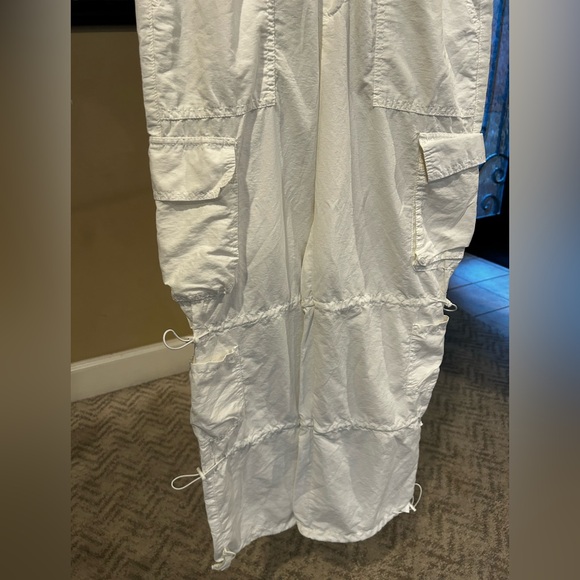 Aeropostale White Parachute Cargo Pants size S - Picture 3 of 6